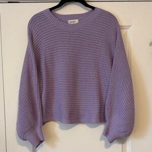 Common Assembly Lavender Crew Neck Sweater